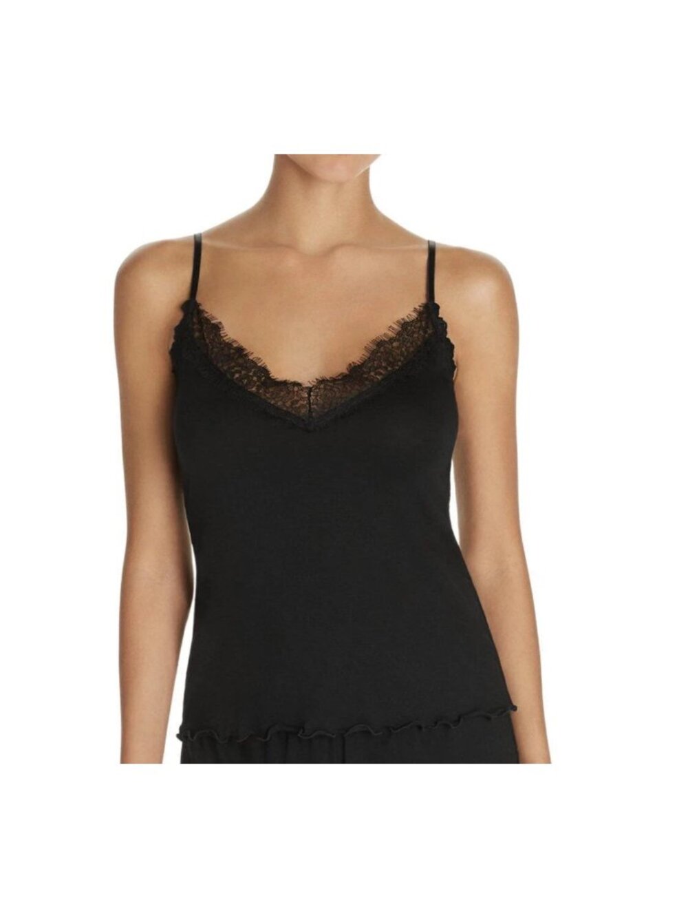 Hanky Panky Cami Sleep Shirt Black Size Large